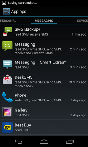 Privacy Guard 2.0 - Historyfunktion (Bild: Cyanogenmod)
